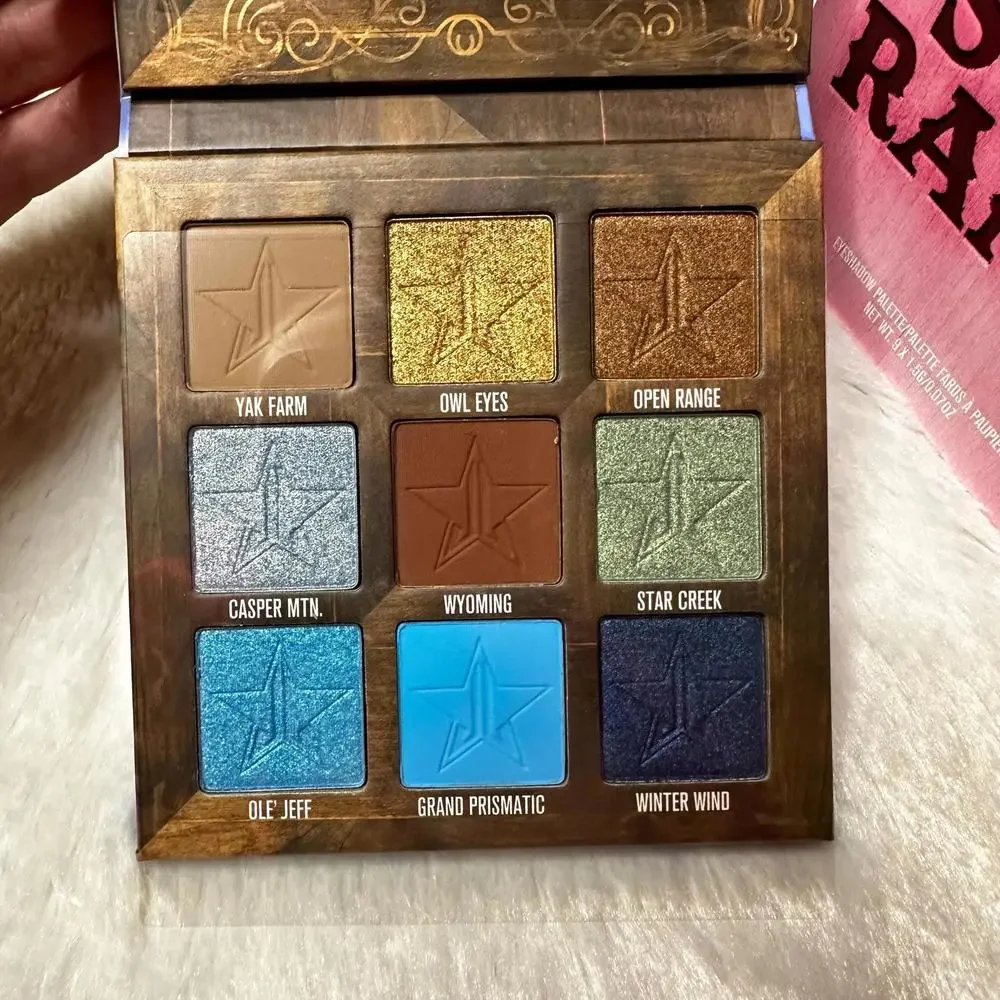 NIB Jeffree Star Star Ranch Eyeshadow Palette Full Size 9 x 1.5g